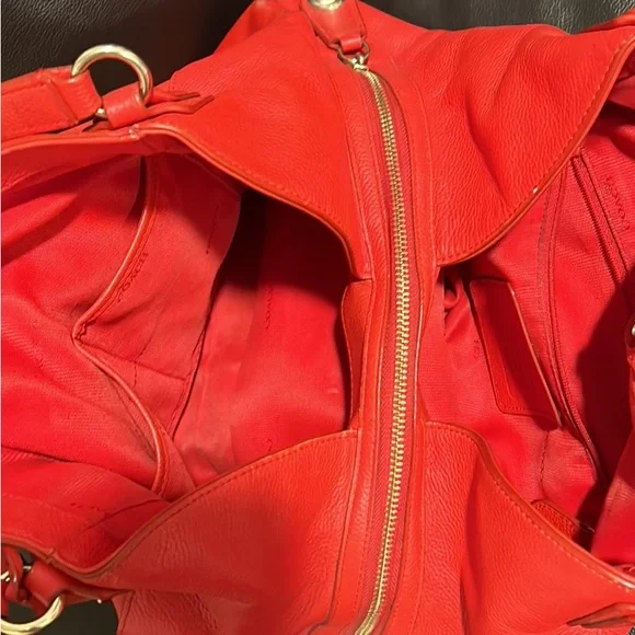 COACH - red leather bag